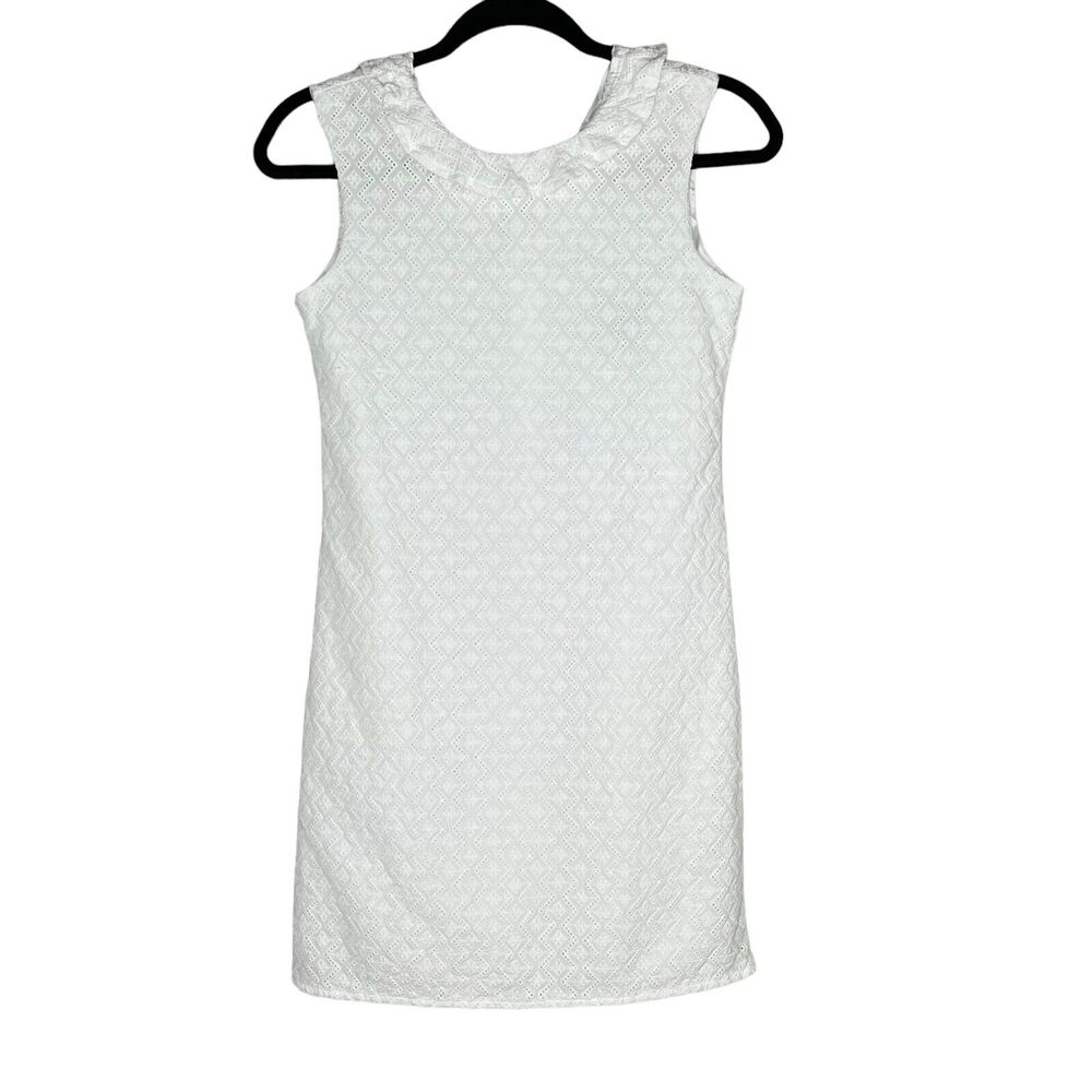 Maggie Breen Too Girls Size 16 Dress White Eyelet Sleeveless